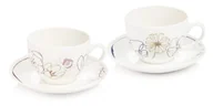 Filiżanki - Filiżanka z podstawką myCOFFEE, 2 szt., Blossoms - miniaturka - grafika 1
