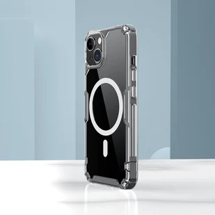 Nillkin Nature Pro Magnetic Case etui iPhone 14 magnetyczny pokrowiec MagSafe niebieski - Etui i futerały do telefonów - miniaturka - grafika 19