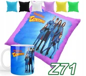 Gadżety dla niej i dla niego - ZESTAW KUBEK + POSZEWKA Z NADRUKIEM PREZENT GRZMOTOMOCNI + IMIĘ - miniaturka - grafika 1