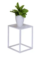 Kwietniki - Biały skandynawski stojak na kwiaty B3-W34 - miniaturka - grafika 1