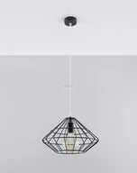 Lampy sufitowe - Sollux Lighting Lampa wisząca UMBERTO czarna SL.0294 - miniaturka - grafika 1