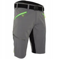 Spodenki rowerowe - Spodenki rowerowe męskie Mtb Silvini Rango Pro (MP2225) Grey Green S - miniaturka - grafika 1