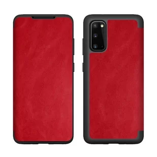 Samsung Etui Leather Book S20 G980 czerwony/red - Etui i futerały do telefonów - miniaturka - grafika 1