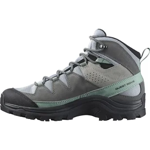 Salomon Damskie buty trekkingowe Quest Rove Gore-TEX Hiking Shoe, Quarry/Quiet Shade/Black, 42 2/3 EU, Quarry Quiet Shade Black, 42 2/3 EU - Buty trekkingowe damskie - miniaturka - grafika 1