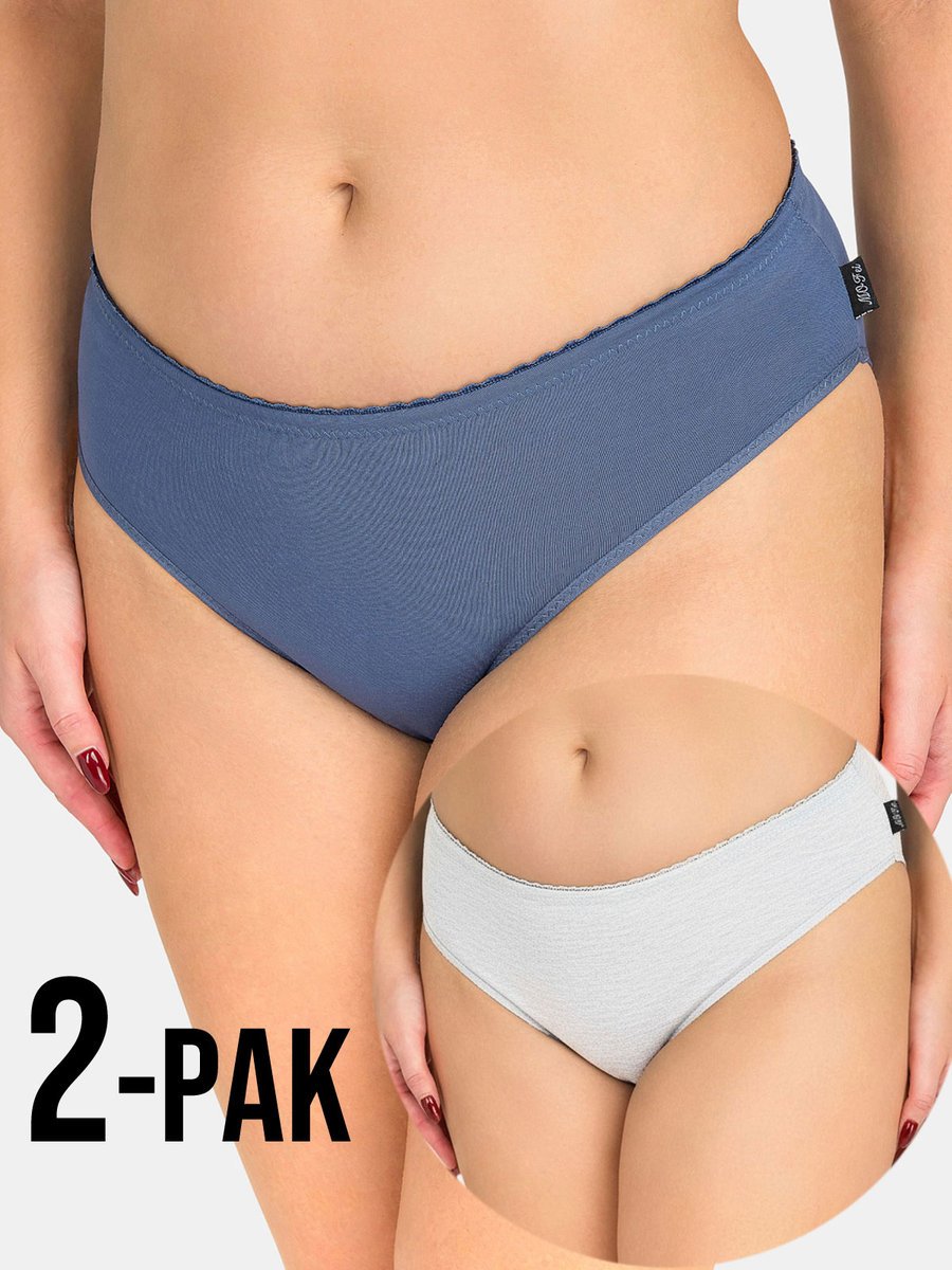 Majtki bawełniane 2-pak 2XL wielokolorowy