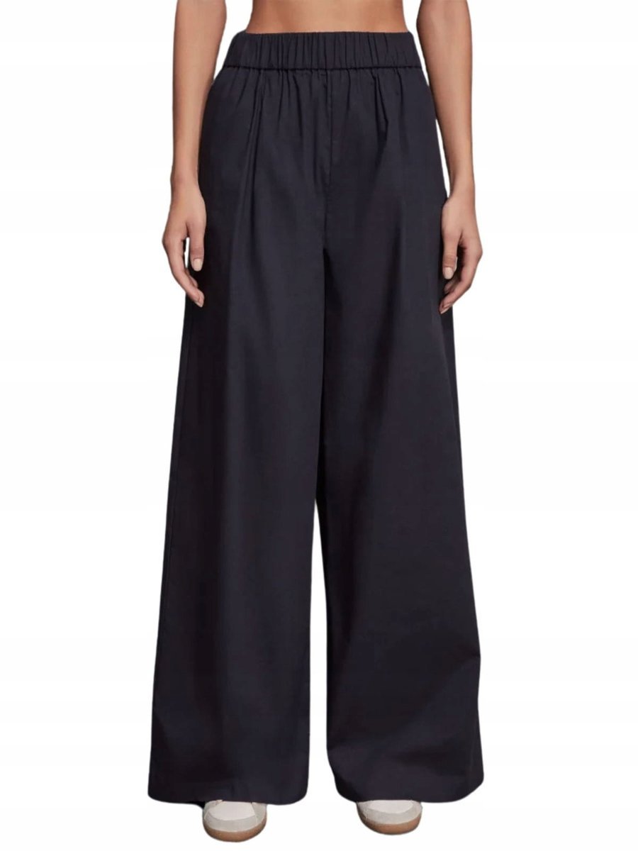 Spodnie damskie Patrizia Pepe 2P1673 A9B9 czarny - Pants: 36