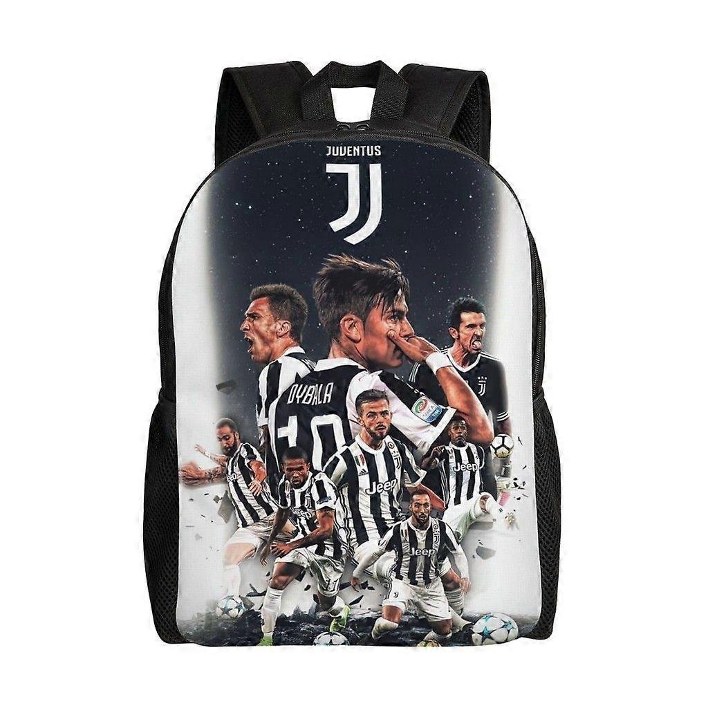 Juventus Casual przenośny plecak męski o dużej pojemności, torba gimnazjalna-hk5343