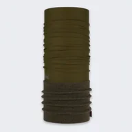 Czapki i chusty sportowe damskie - Komin wielofunkcyjny z polaru Buff Safety Polar Solid Military - miniaturka - grafika 1