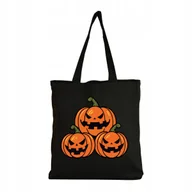 Torby i wózki na zakupy - Eko Torba na ramię Zakupy Shopper Torebka Bawełniana Halloween Dynia #2 - miniaturka - grafika 1