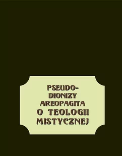 O teologii mistycznej - E-booki - religia - miniaturka - grafika 1