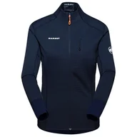 Bluzy sportowe damskie - Bluza damska Mammut Taiss Light ML Jacket Women Rozmiar: L / Kolor: ciemnoniebieski - miniaturka - grafika 1