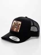 Czapki i chusty sportowe męskie - Czapka Z Daszkiem Trucker Czarna z Niedźwiedziem Miś MyStars Bear SIATKA - miniaturka - grafika 1