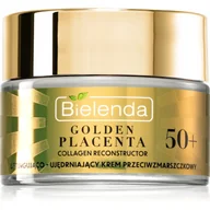 Kremy do twarzy - Bielenda GOLDEN PLACENTA Collagen Reconstructor Liftingująco ujędrniający krem 50 ml - miniaturka - grafika 1