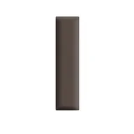 Meble modułowe i akcesoria - Panel ścienny 60 x 15 cm tapicerowany 3D Wezgłowie w kolorze ciemnobrązowym - miniaturka - grafika 1