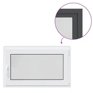 Tablice i flipcharty - vidaXL Okno piwniczne RISOR 100x70 cm uchylno-rozwierne DIN prawe - miniaturka - grafika 1