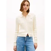 Swetry damskie - Tommy Hilfiger Kardigan Slim Fit - miniaturka - grafika 1