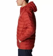 Kurtki męskie - Męska kurtka puchowa pikowana COLUMBIA Grand Trek Down Jacket - czerwona - miniaturka - grafika 1
