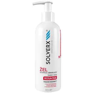 Solverx Rosacea żel do mycia twarzy, 200 ml - Żele do mycia twarzy - miniaturka - grafika 1