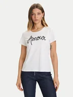 Koszulki i topy damskie - Morgan T-Shirt 252-DMIO Biały Slim Fit - miniaturka - grafika 1