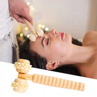 Masażery - WAŁEK MASUJĄCY ROLLER CZESKI Z ZĄBKOWANYMI KÓŁKAMI - miniaturka - grafika 1