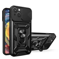 Etui i futerały do telefonów - Hybrid Armor Camshield etui Realme 10 Pro pancerny pokrowiec z osłoną na aparat czarne - miniaturka - grafika 1