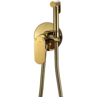 Baterie umywalkowe - Mexen Milo bateria bidetowa podtynkowa z zestawem punktowym, złota - miniaturka - grafika 1