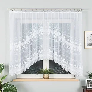 Firana Jowita 150 x 300 cm biała - Firany - miniaturka - grafika 1