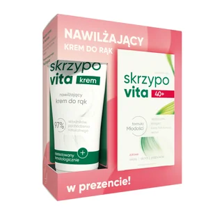 Zestaw Skrzypovita 40+, 42 tabletki powlekane + nawilżający krem do rąk, 50 ml gratis - Zestawy kosmetyków damskich - miniaturka - grafika 1