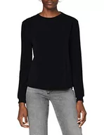 Bluzy damskie - ONLY Bluza damska Onqgaia L/S O-Neck SWT, czarny, XS - miniaturka - grafika 1