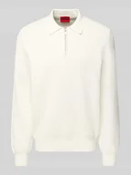 Spodnie męskie - Sweter z dzianiny o kroju relaxed fit z czystej bawełny model ‘SAN PAULEY-C’ - miniaturka - grafika 1