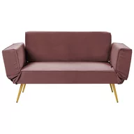 Sofy i kanapy - Sofa rozkładana Różowy SAARELA - miniaturka - grafika 1