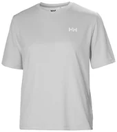 Koszulki i topy damskie - Helly Hansen Damska koszulka W HH LIFA Active Solen Rx - szara mgła, L - miniaturka - grafika 1