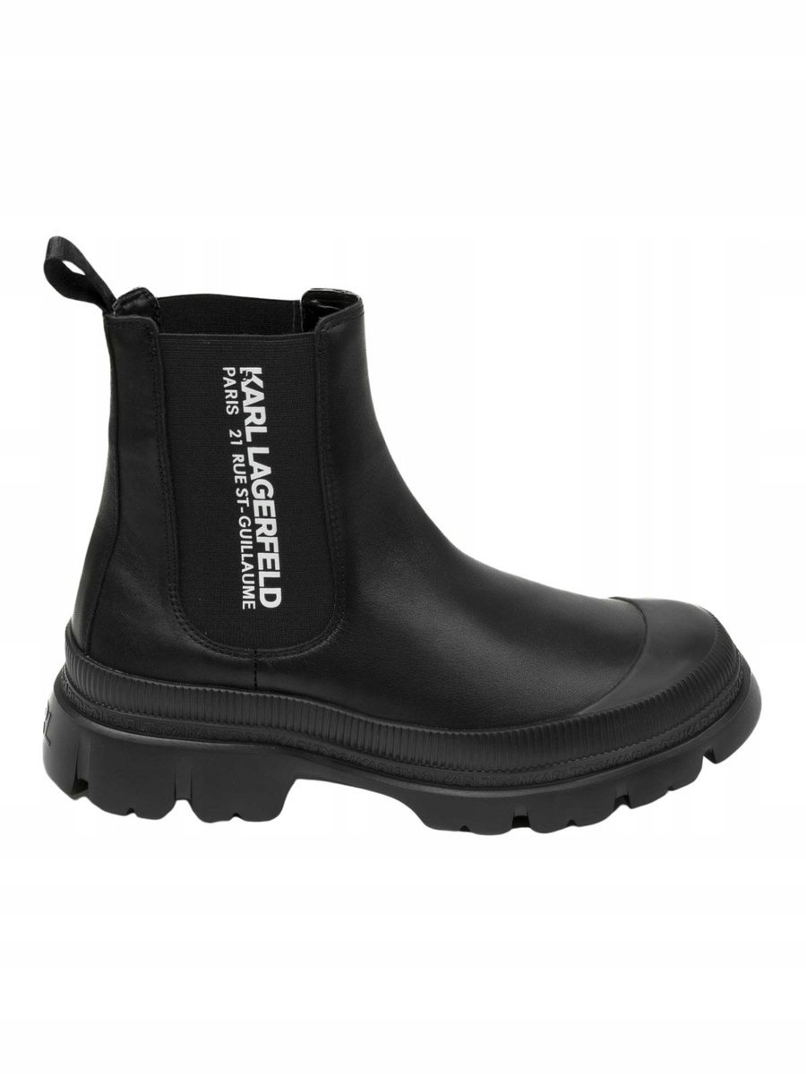Sztyblety męskie Karl Lagerfeld KL25244 czarny - Shoes: 43