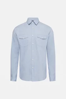 Koszule męskie - PIERRE CARDIN Koszula - Niebieski - Mężczyzna - 2XL(2XL) - grafika 1