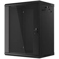 Szafy rack - Szafa RACK GEMBIRD 19" 15U 19WM-FP6415 600 x 450 mm, Wisząca Czarny 19WM-FP6415 - miniaturka - grafika 1