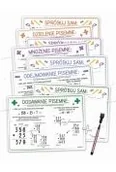 Lektury szkoła podstawowa - plansze edu a4 - liczenie pisemne +pisak 4 karty - miniaturka - grafika 1