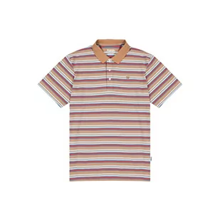 Wrangler Męska koszulka polo, brązowy, XL - Koszulki męskie - miniaturka - grafika 1