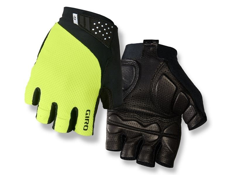 Giro, Rękawiczki kolarskie męskie, Monaco II GEL highlight yellow, limonkowy, rozmiar M