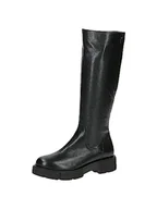 Kozaki damskie - Caprice Damskie 9-25601-41 Półdługie kozaki, Black Nappa, 42 EU, Czarna papka, 42 EU - miniaturka - grafika 1