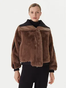 LOLA CASADEMUNT Kurtka przejściowa LF2501014 Brązowy Regular Fit - Kurtki damskie - miniaturka - grafika 1
