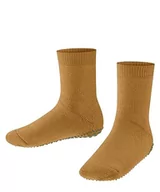 Kapcie damskie - FALKE Uniseks dziecięce skarpety kapcie Catpads bawełna wełna antypoślizgowe wypustki 1 para, pomarańczowe (Mustard 1350), 27-30, Pomarańczowy (Mustard 1350), 27-30 - miniaturka - grafika 1