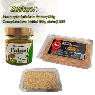 Zestaw do Dubai Chocolate ��� Sma��ony Kadaif i Krem Pistacjowy z Tahini - Dodatki do ciast w proszku - miniaturka - grafika 1