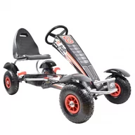 Jeździki dla dzieci - Import SUPER-TOYS MEGA GOKART POMPOWANE KOŁA 5-12 lat, do 60 kg/8-3 F-8-3-CZARNY - miniaturka - grafika 1