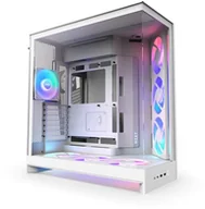 Obudowy komputerowe - NZXT H9 Flow RGB+ 2025 - All White Dual-Chamber Mid-Tower Case - miniaturka - grafika 1