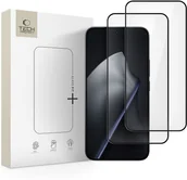 Szkła hartowane na telefon - SZKŁO HARTOWANE TECH-PROTECT GLASS FIT+ 2-PACK XIAOMI 15T / 15T PRO BLACK - miniaturka - grafika 1