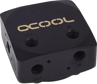 Alphacool Alphacool Eisdecke D5 Messing-Top - deep black - Chłodzenie wodne - miniaturka - grafika 1