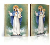 Ikony i obrazy sakralne - Ikona religijna Matka Boża Różańcowa - miniaturka - grafika 1