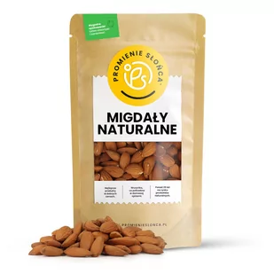 Migdały naturalne 500g - Orzechy i nasiona - miniaturka - grafika 1