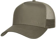 Czapki i chusty sportowe męskie - Czapka Classic Cotton Trucker by Stetson, khaki, One Size Small - miniaturka - grafika 1