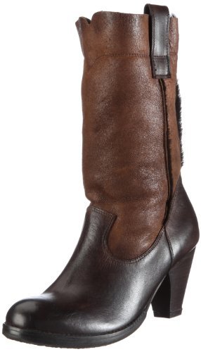 Buffalo London kozaki Cow Montone, brązowy - Braun Choco 02-36 EU